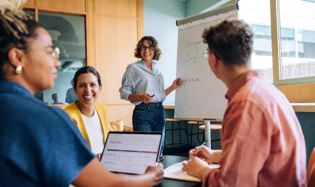 diverse-team-gathered-meeting-discussing-strategies