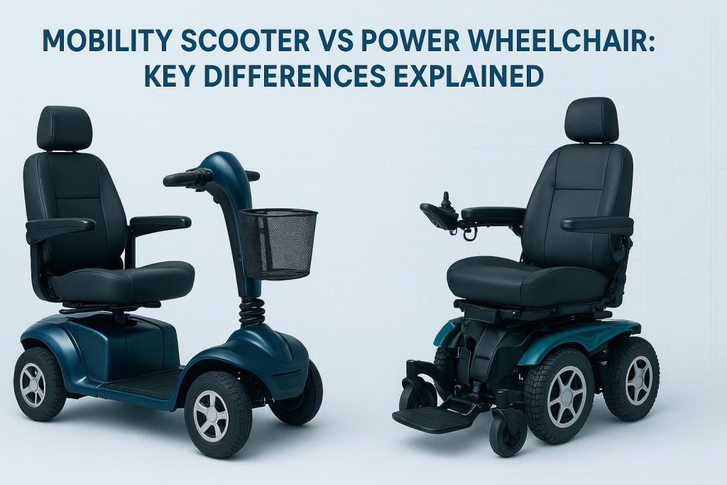 Mobility scooter vs power wheelchair key differences comparison